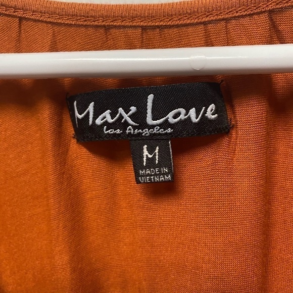 Max Love women oversized burnt orange blouse M - Picture 10 of 10